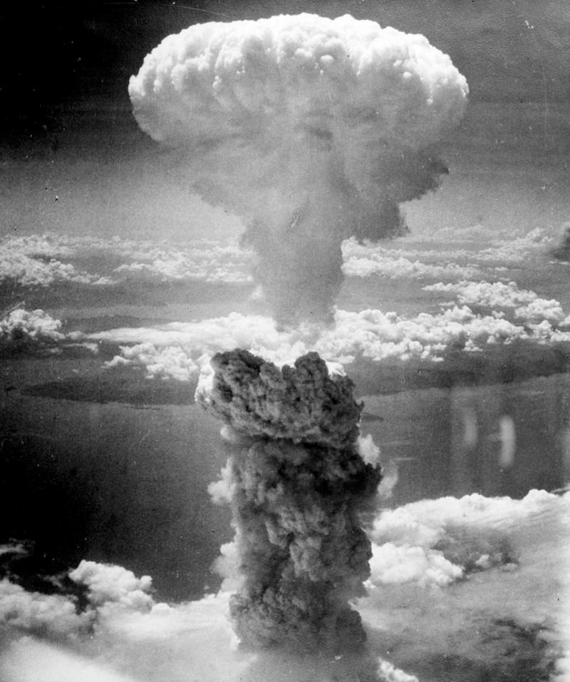 Image result for mushroom cloud over nagasaki