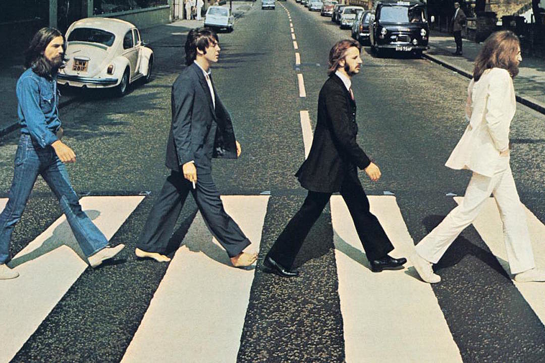 Image result for beatles crossing the road