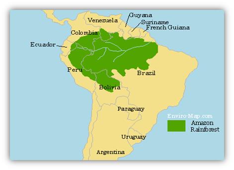 Image result for mapping amazon rainforest